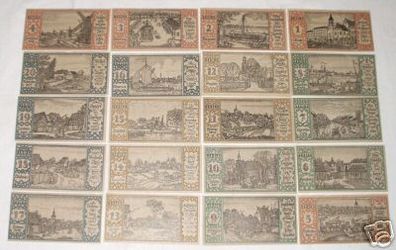 20 Banknoten Notgeld Stadt Berlin 1921