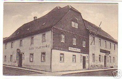 14406 Ak Sayda Gaststätte Schwarzes Roß um 1920