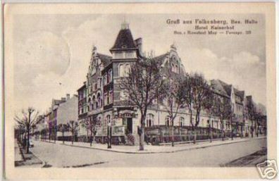 14369 Ak Falkenberg Bez. Halle Hotel Kaiserhof 1929