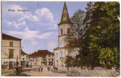 15200 Feldpost Ak Cirey Marktplatz Frankreich 1917