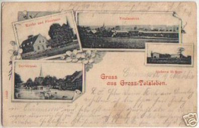 14273 Mehrbild Ak Gruss aus Gross Tetzleben um 1900