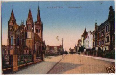 13536 Feldpost Ak Allenstein Schillerstrasse 1917