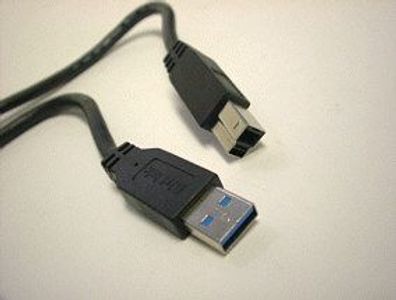 USB 3.0 Kabel Datenkabel schwarz 0,5m für externe Festplatte mobile HDD