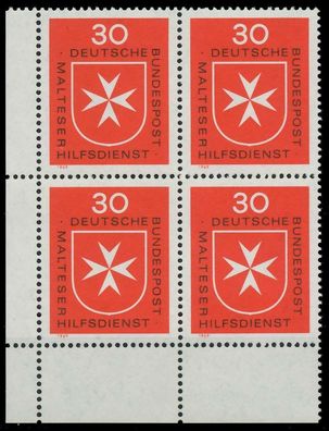 BRD 1969 Nr 600 postfrisch Viererblock ECKE-ULI X7F30CA