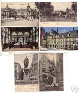 10772/6 Ak Wiesbaden Hotel Nassauer Hof usw. um 1910