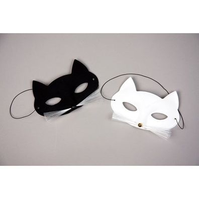 Katzenmaske - schwarz