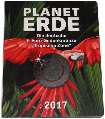 5 x 5 Euro Tropische Zone 2017 ADFGJ Stempelglanz im Blister