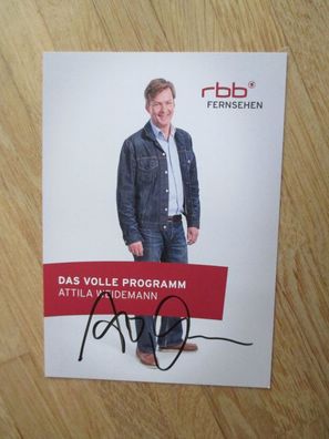 RBB Fernsehmoderator Attila Weidemann - handsigniertes Autogramm!!!