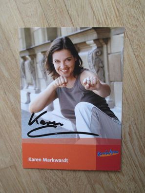 BR Karen in Action - Karen Markwardt - handsigniertes Autogramm!!!