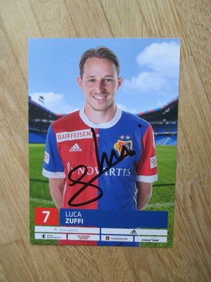 FC Basel Saison 17/18 Luca Zuffi - handsigniertes Autogramm!!!