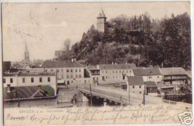 13905 Ak Bruck a.M. Steiermark Mürzbrücke 1909