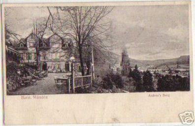13314 Ak Hann. Münden Andree´s Berg 1910