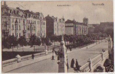 07634 Ak Bayreuth Luitpoldplatz 1911