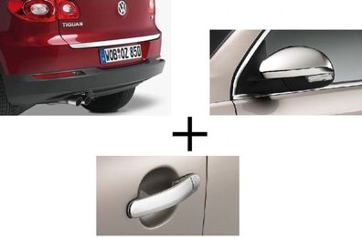 Volkswagen Original Optik und Schutz Paket Tiguan Leiste Spiegelkappen Blenden