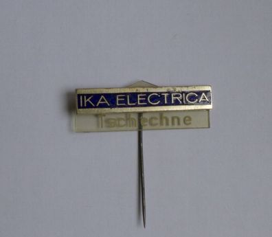 IKA Electrica DDR , Aussteller - Vertreter - Abzeichen Anstecknadel