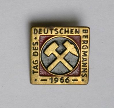 DDR Abzeichen Tag des Deutschen Bergmanns 1966