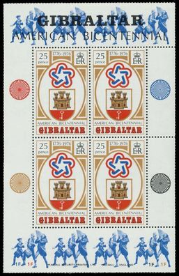 Gibraltar Block 2 ndgz postfrisch S0175D2