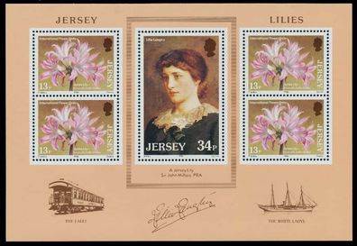 JERSEY Block 4 postfrisch S01863A