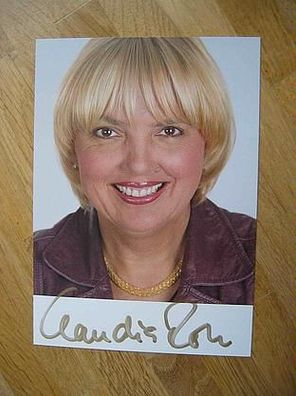 Die Grünen - Claudia Roth - handsigniertes Autogramm!