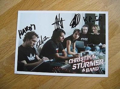 Christina Stürmer & Band - handsignierte Autogramme!
