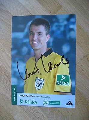 DFB Bundesligaschiedsrichter Knut Kircher - handsigniertes Autogramm!!!