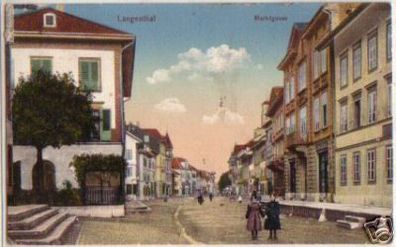15486 Ak Langenthal Schweiz Marktgasse 1920