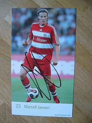 FC Bayern München Saison 07/08 Marcell Jansen - handsigniertes Autogramm!!!