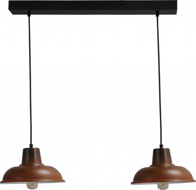 Pendelleuchte E27 Schwarz Hängeleuchte Lampe Vintage Hängelampe Decke Innenlampe