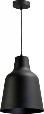 Pendelleuchte Schwarz Ø26cm E27 Decke Hängelampe Vintage Lampe Hängeleuchte NEU