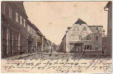 16434 Ak Bischofswerda grosse Kirchstrasse 1910