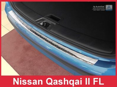 Ladekantenschutz | Edelstahl passend für Nissan Qashqai II crossover FL2017-2021