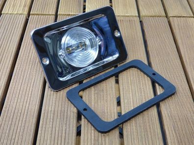 Hecklicht Scheinwerfer Heck Edelstahl 12V CE-geprüft