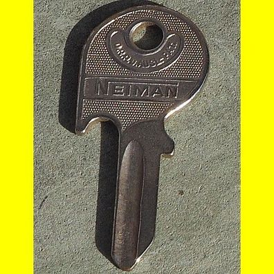 Neiman Schlüsselrohling D.R.P.u. Ausl-Pat. für verschiedene Mercedes ca. 70 Jahre alt