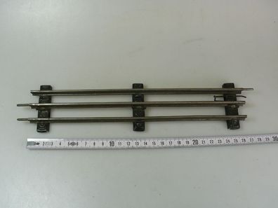 Märklin SPUR 0: 10x GLEIS GERADE (ca.26cm), 0 D / / 30er Jahre
