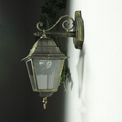 heller 12W LED in antikgold aus Alu Deckenlampe Leuchte Deck Deckenleuchte inkl