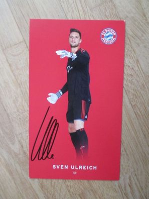 FC Bayern München Saison 17/18 Sven Ulreich - handsigniertes Autogramm!!!