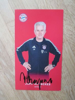 FC Bayern München Saison 17/18 Jupp Heynckes - handsigniertes Autogramm!!!