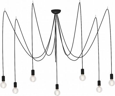 Pendelleuchte in Schwarz Decke Hängelampe Lampe Vintage Hängeleuchte Küche innen