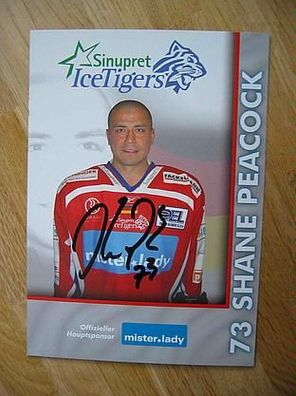 Eishockey Nürnberg Ice Tigers Saison 07/08 Shane Peacock - handsigniertes Autogramm!!