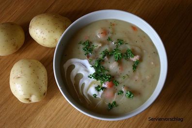 Kartoffelsuppe (10,00 €/ kg) Eintopf Suppe 600 g 2 Jahre lang haltbar z.B. Camping