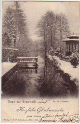 15181 Ak Gruß aus Eberswalde an der Schwärze 1903