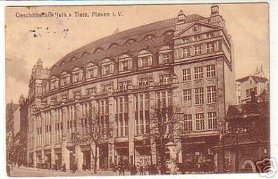 16292 AK Geschäftshaus Julius Tietz, Plauen 1914