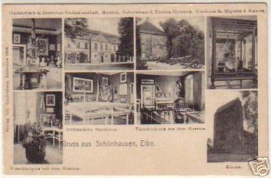 14757 Mehrbild Ak Gruß aus Schönhausen Elbe um 1910