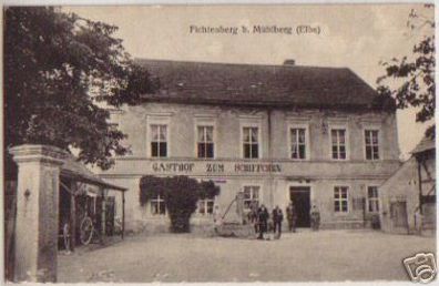 14590 Ak Fichtenberg b. Mühlberg (Elbe ) um 1920