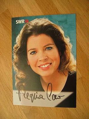 SWR Fernsehmoderatorin Regina Saur - hands. Autogramm!