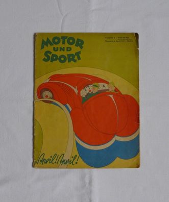 Motor und Sport Ausgabe A 4. April 1937 Heft 14, Oldtimer
