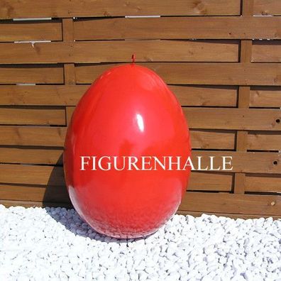 Osterei blau Ostern Werbefigur aufhängen Werbung Deko Außendekoration Ei groß rot