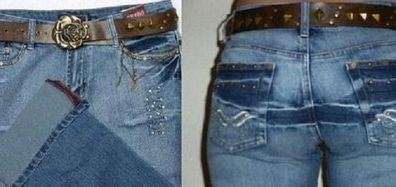 BLUE RAGS HüftJeans Boyfriend-//Haremslook Gr.34-42