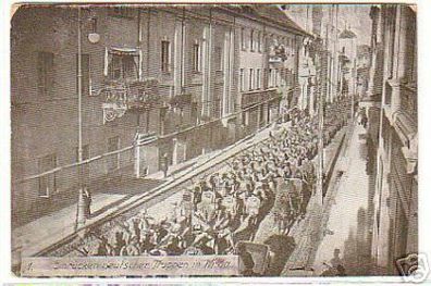 02846 Ak Wilna Vilnius Einrücken deutscher Truppen 1916