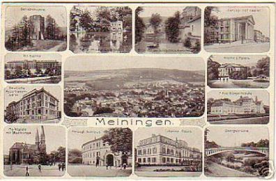 16156 Mehrbild Ak Meiningen Bürgerschule usw. 1939